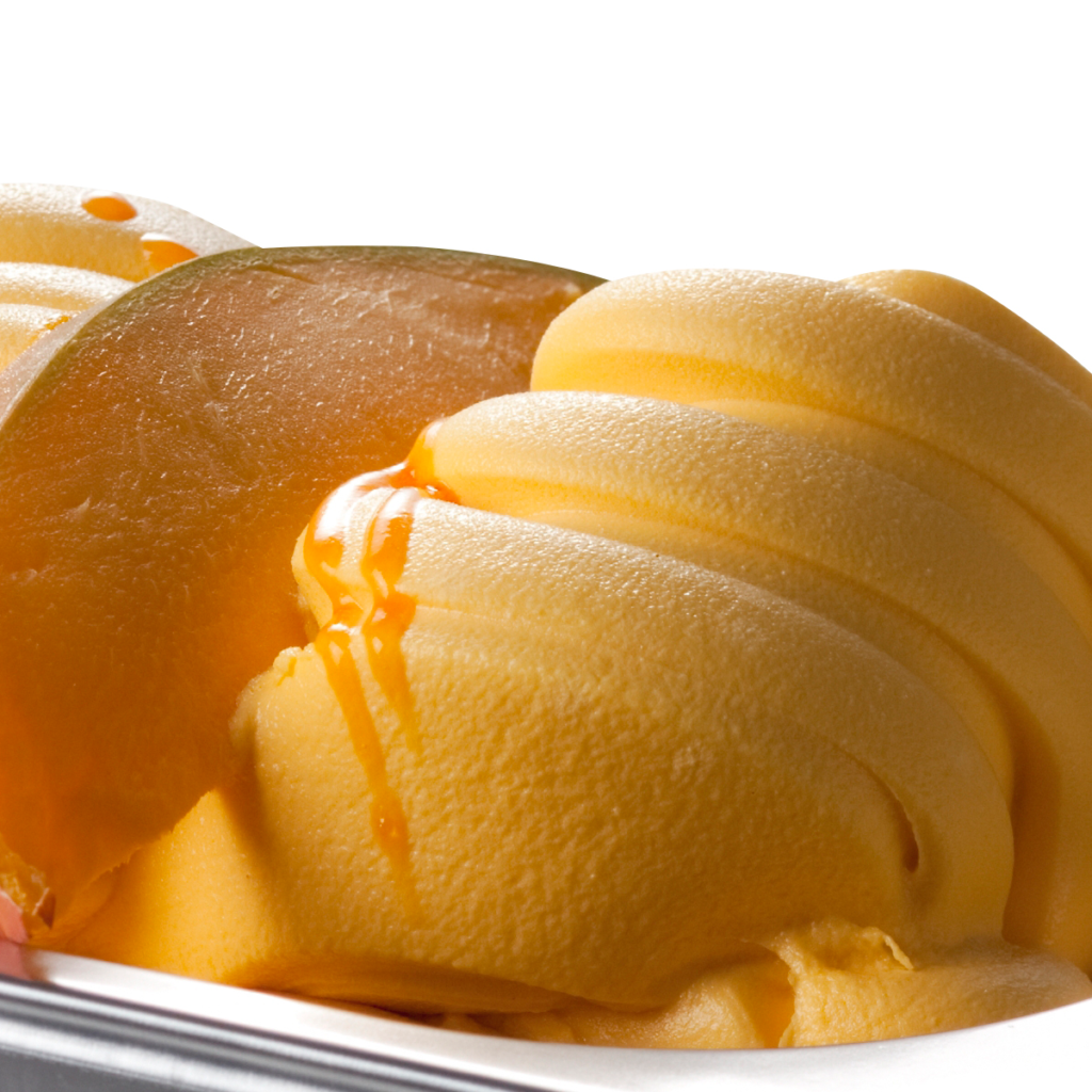 mango sorbet ijs